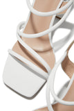 Stetnode Victoria Block Heels - White