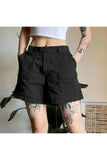 Stetnode Y2K Cargo Denim Shorts