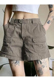 Stetnode Y2K Cargo Denim Shorts