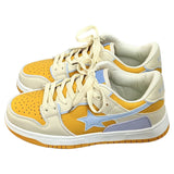 Stetnode back to school Yellow Star Aesthetic Sneakers