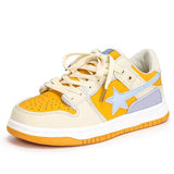 Stetnode back to school Yellow Star Aesthetic Sneakers